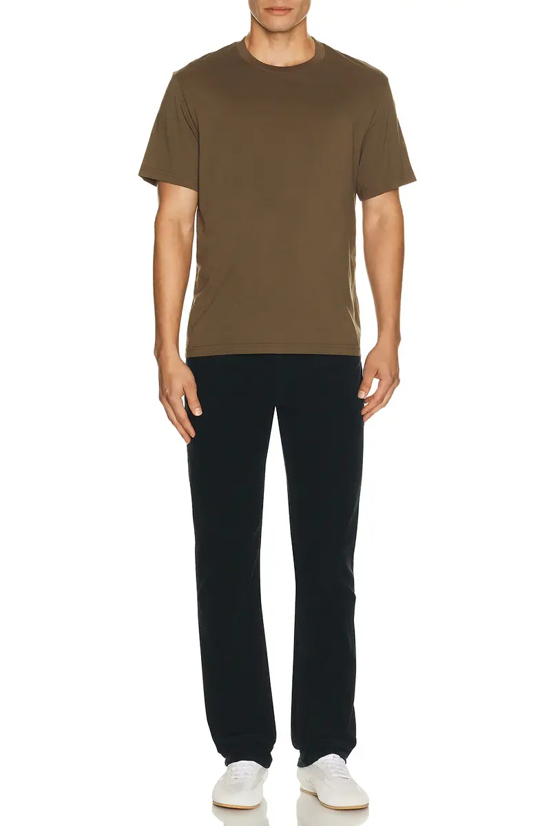 Frame Short Sleeve Light Cotton Tee | Thumbnail 3