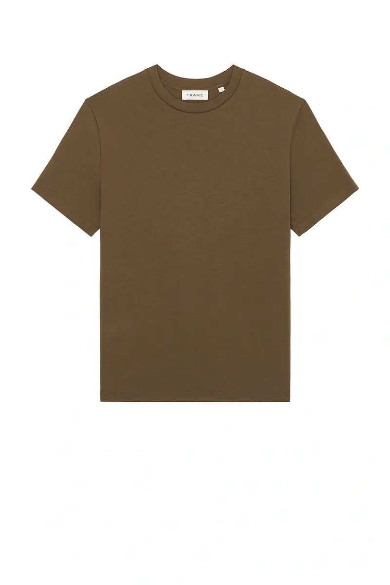 Frame Short Sleeve Light Cotton Tee | Thumbnail 4