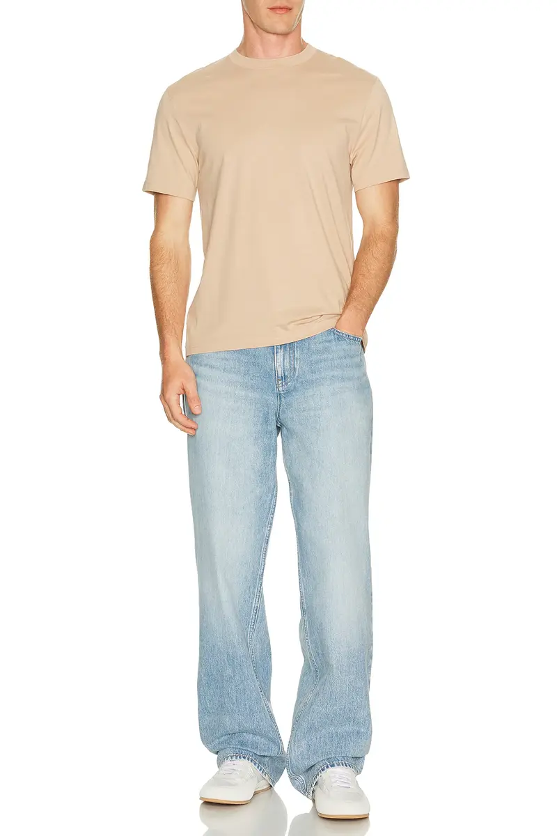 Frame Short Sleeve Light Cotton Tee | Thumbnail 3 Frame Short Sleeve Light Cotton Tee | Thumbnail 3