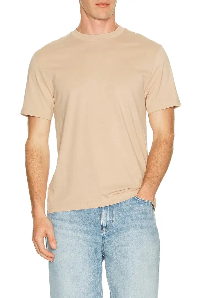 Frame Short Sleeve Light Cotton Tee