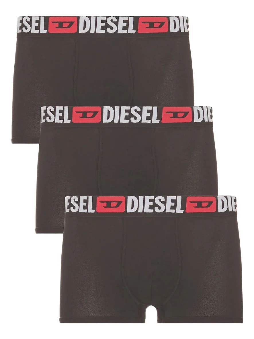 Three-Pack All Over Logo Waist Boxers