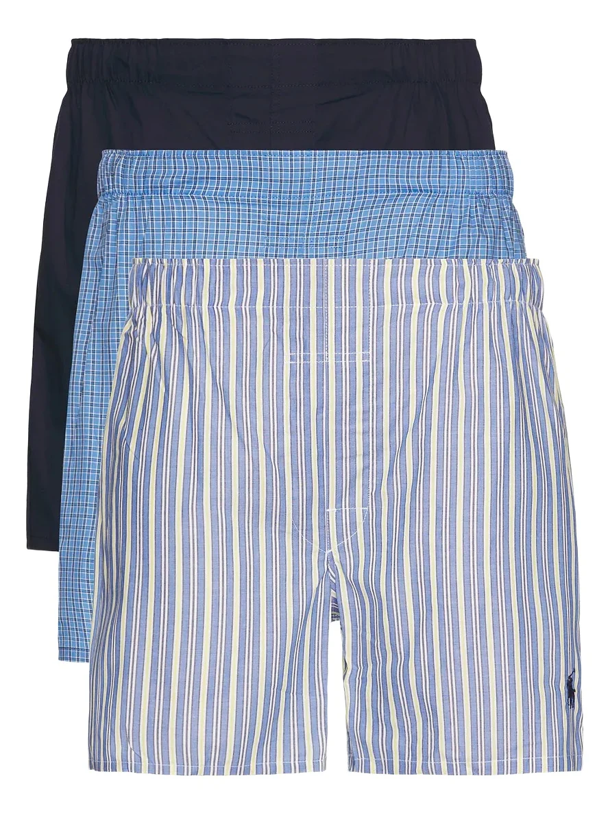 Polo Ralph Lauren Classic Fit Cotton Boxer 3 Pack