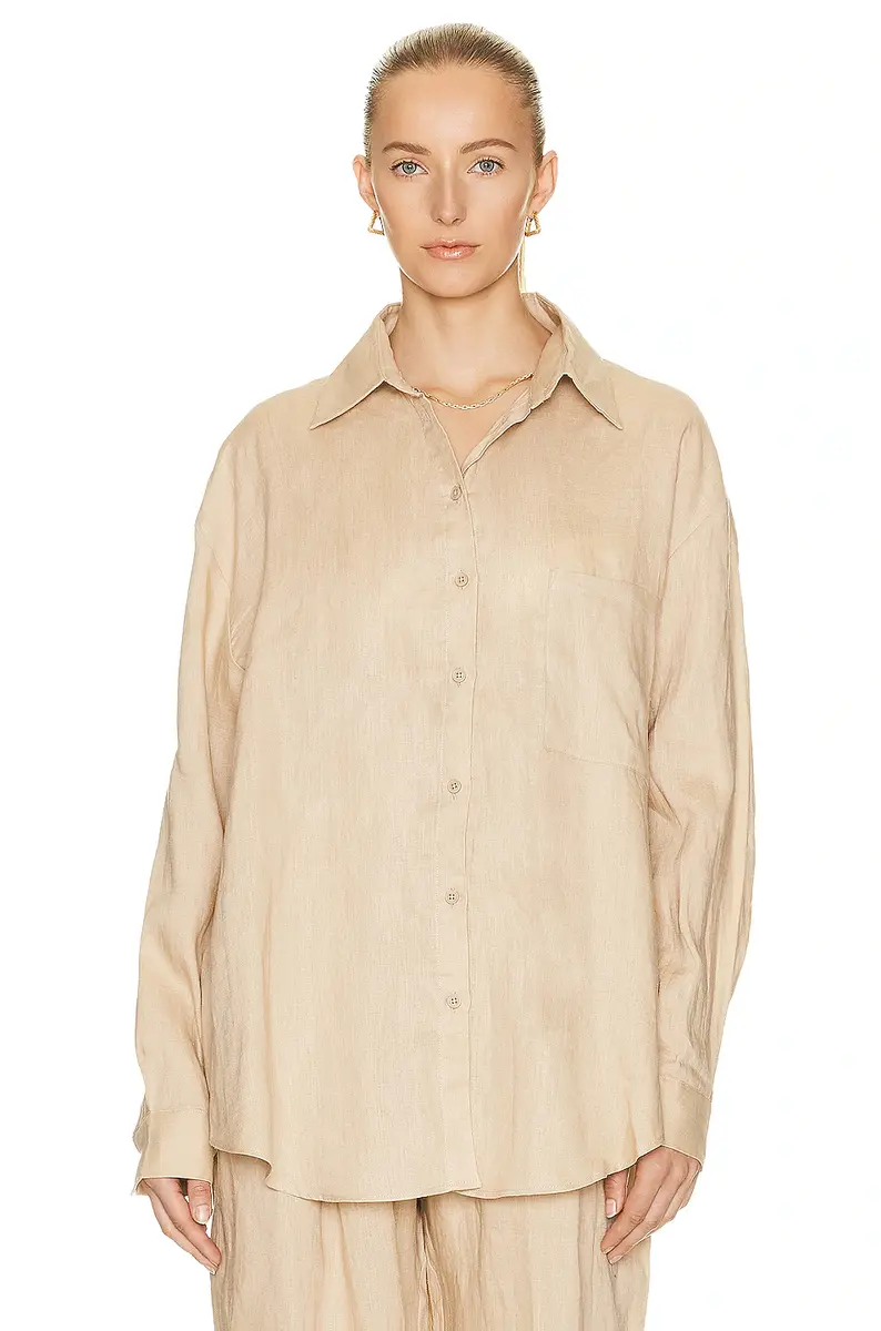 Aexae Linen Woven Shirt | Thumbnail 2 Aexae Linen Woven Shirt | Thumbnail 2