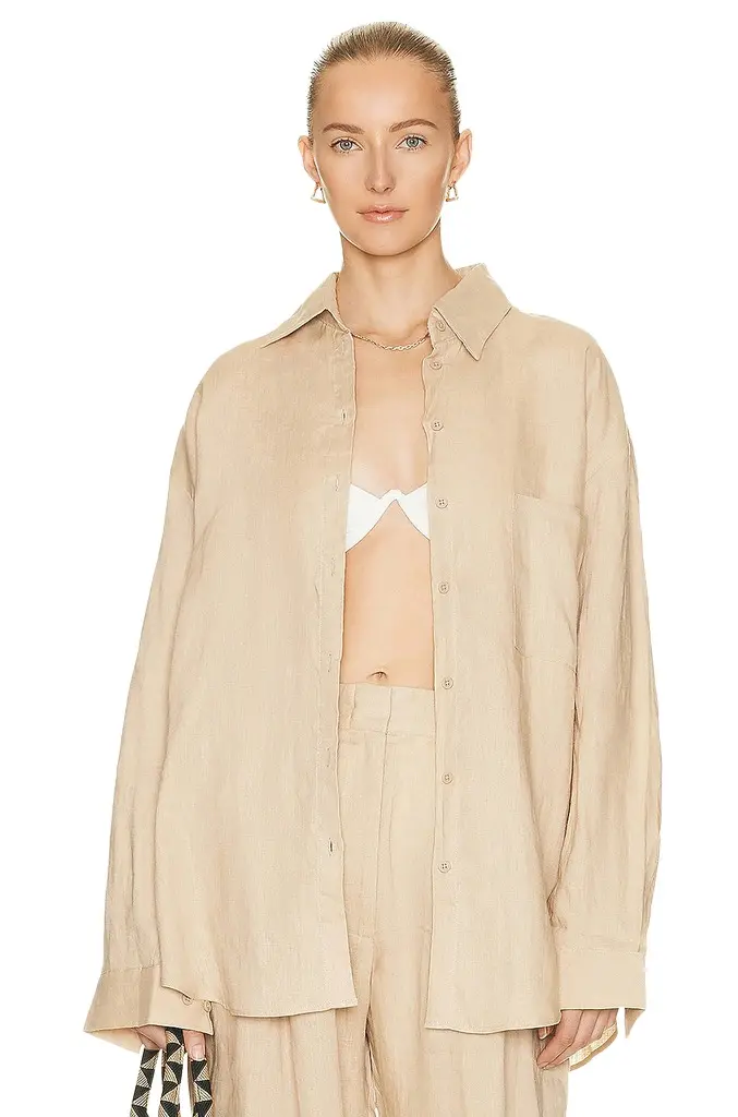 Aexae Linen Woven Shirt
