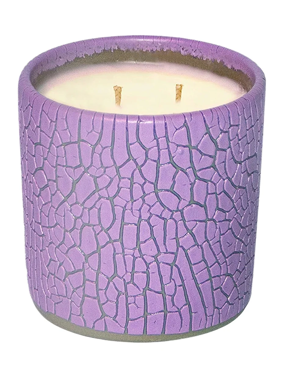 Houseplant Crackle Candle