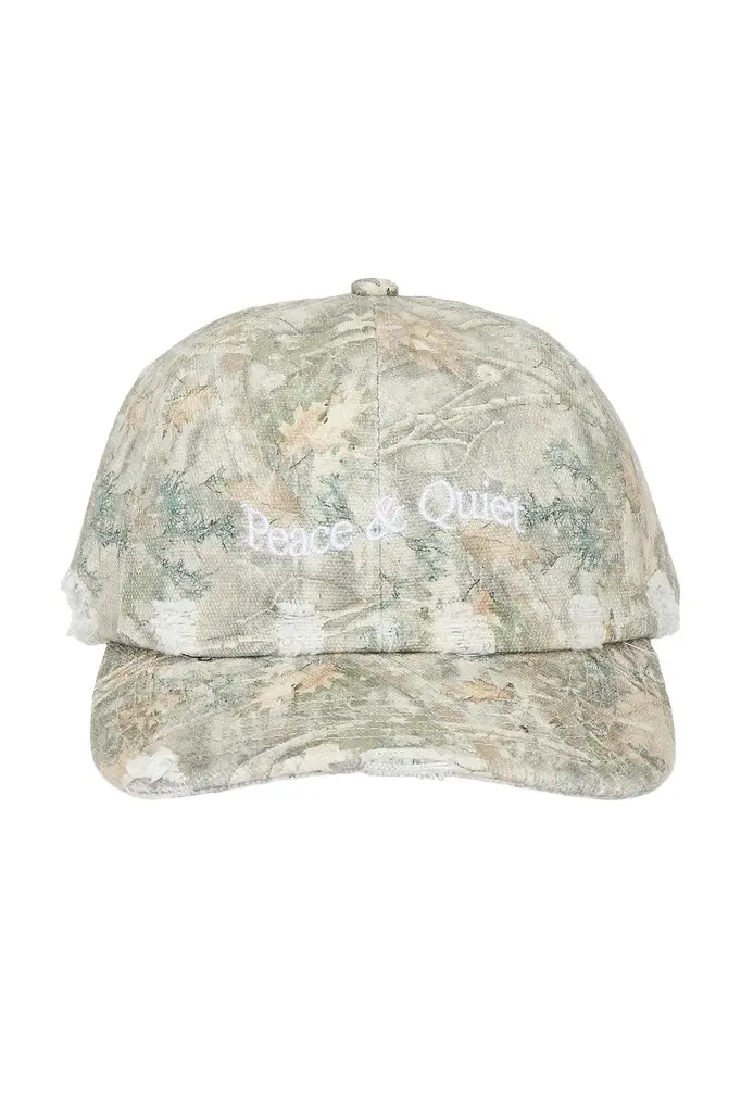 Museum of Peace and Quiet Wordmark Camo Dad Hat