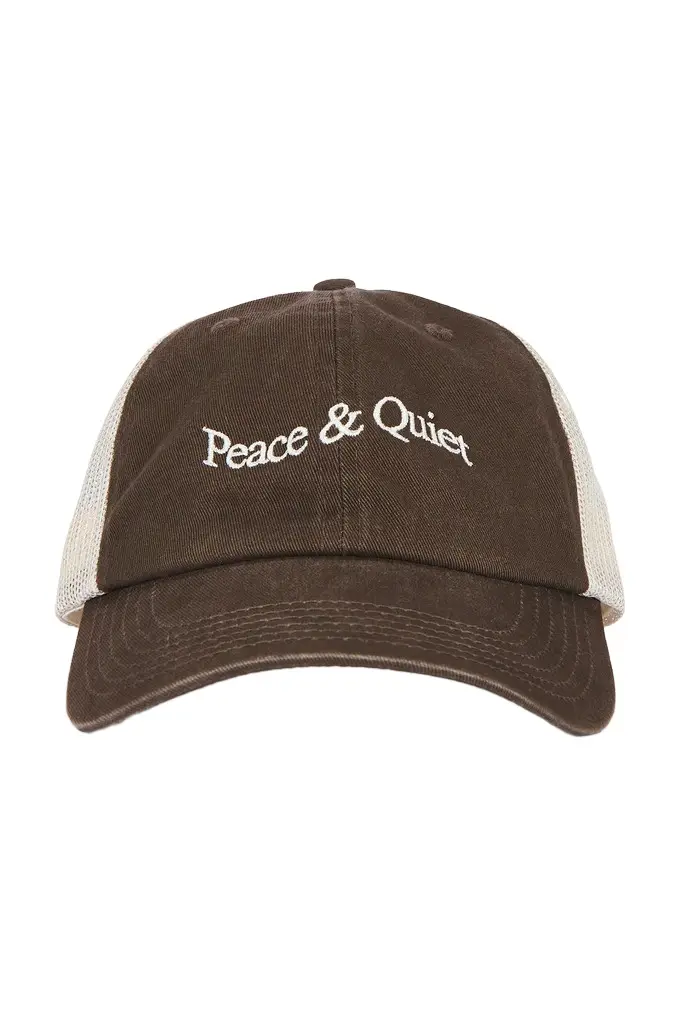 Museum of Peace and Quiet Wordmark Trucker Dad Hat