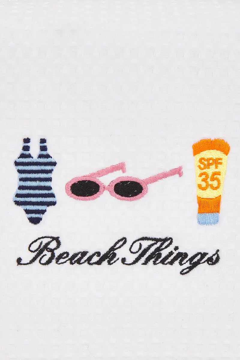 Abbode Beach Things Waffle Pouch | Thumbnail 6 Abbode Beach Things Waffle Pouch | Thumbnail 6