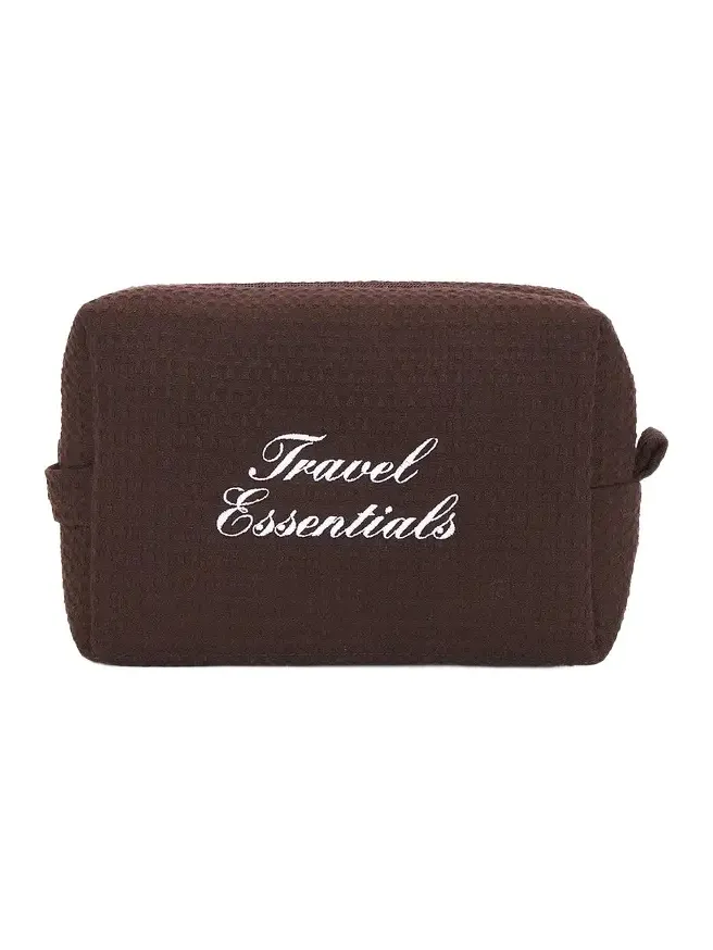Travel Essentials Waffle Pouch