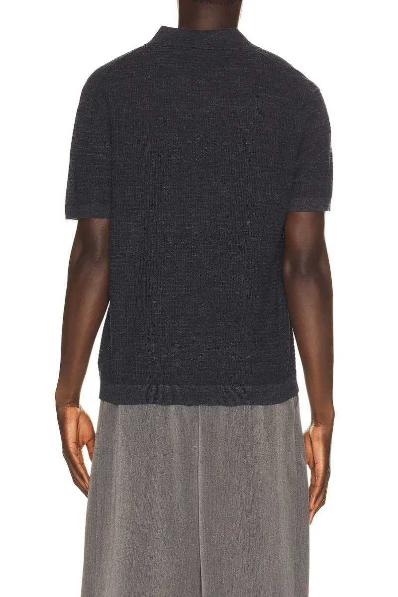 Theory Brenan Pacific Linen Polo | Thumbnail 2 Theory Brenan Pacific Linen Polo | Thumbnail 2