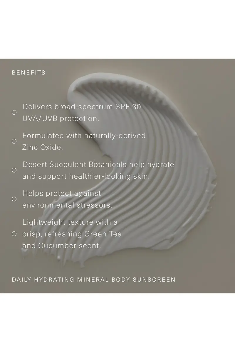 Oak Essentials Daily Hydrating Mineral Body Sunscreen SPF 30 | Thumbnail 4 Oak Essentials Daily Hydrating Mineral Body Sunscreen SPF 30 | Thumbnail 4