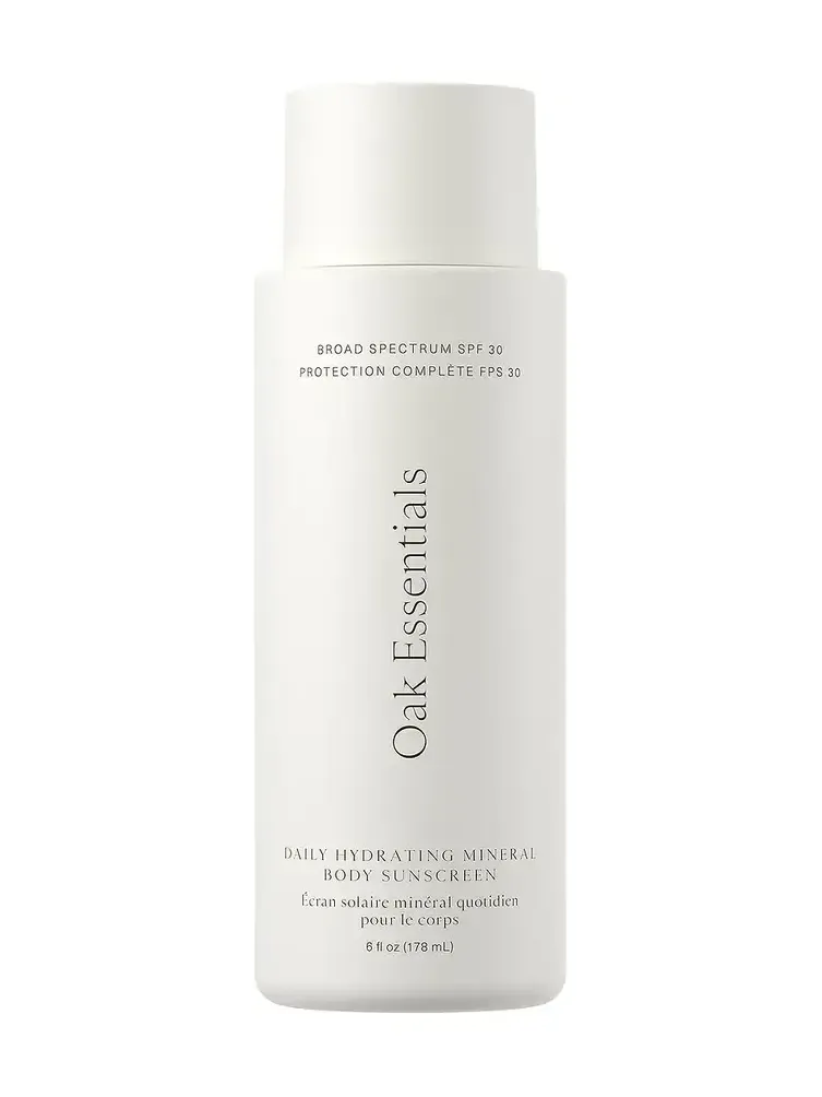 Oak Essentials Daily Hydrating Mineral Body Sunscreen SPF 30