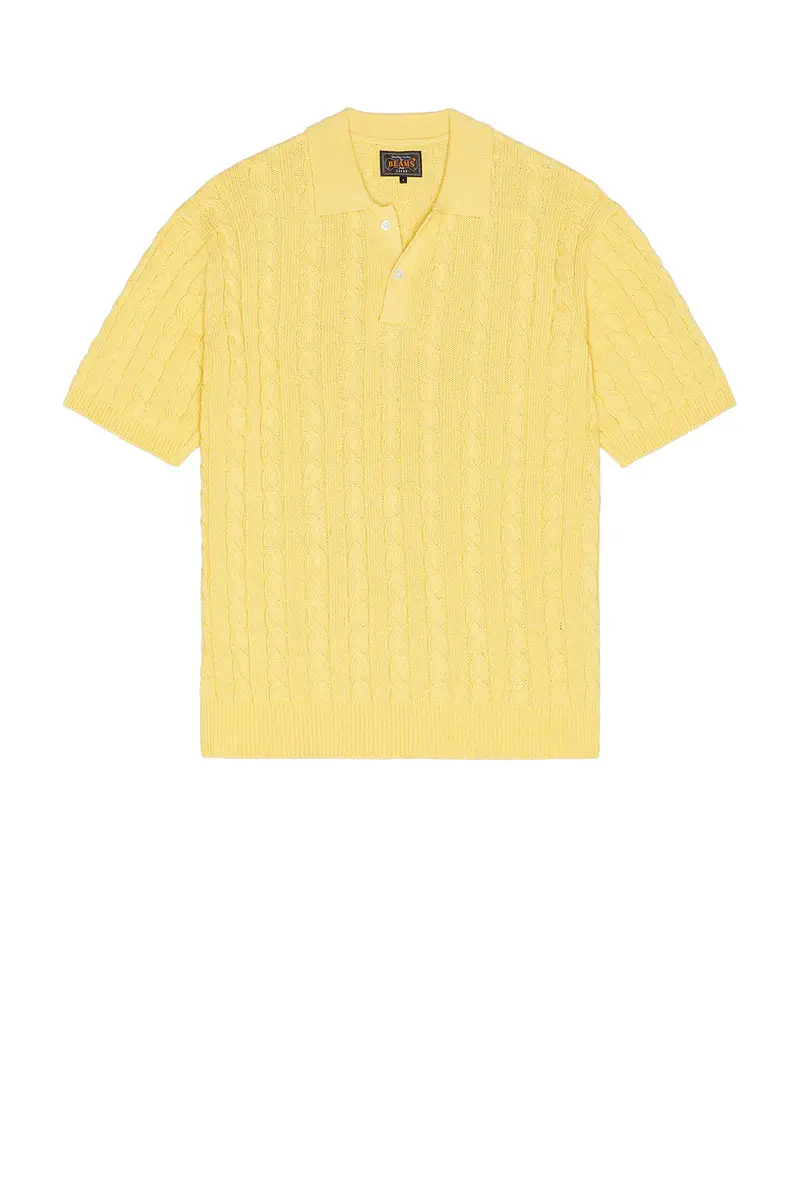 Beams Plus Knit Polo Cable | Thumbnail 4
