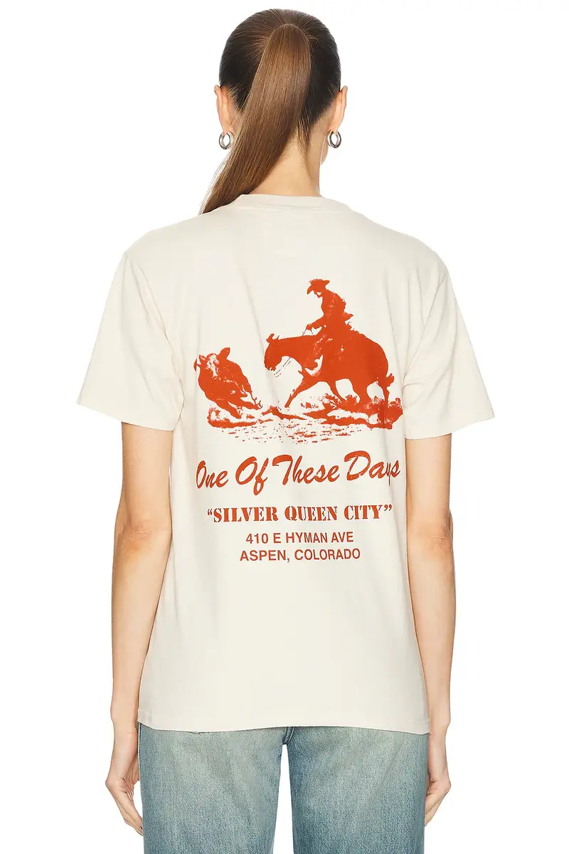 ONE OF THESE DAYS x FWRD Silver Queen City Tee | Thumbnail 3