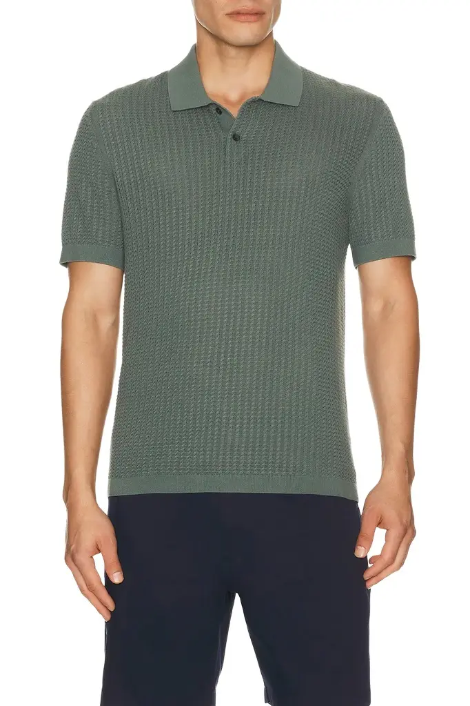 Theory Tactile Cotton Polo