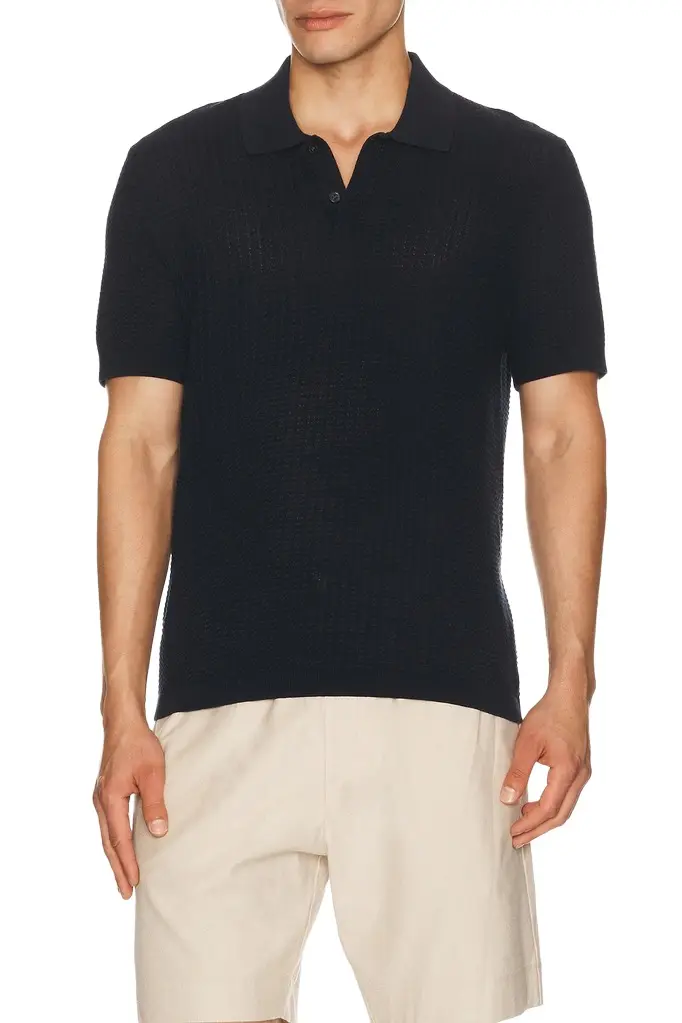 Theory Tactile Cotton Polo