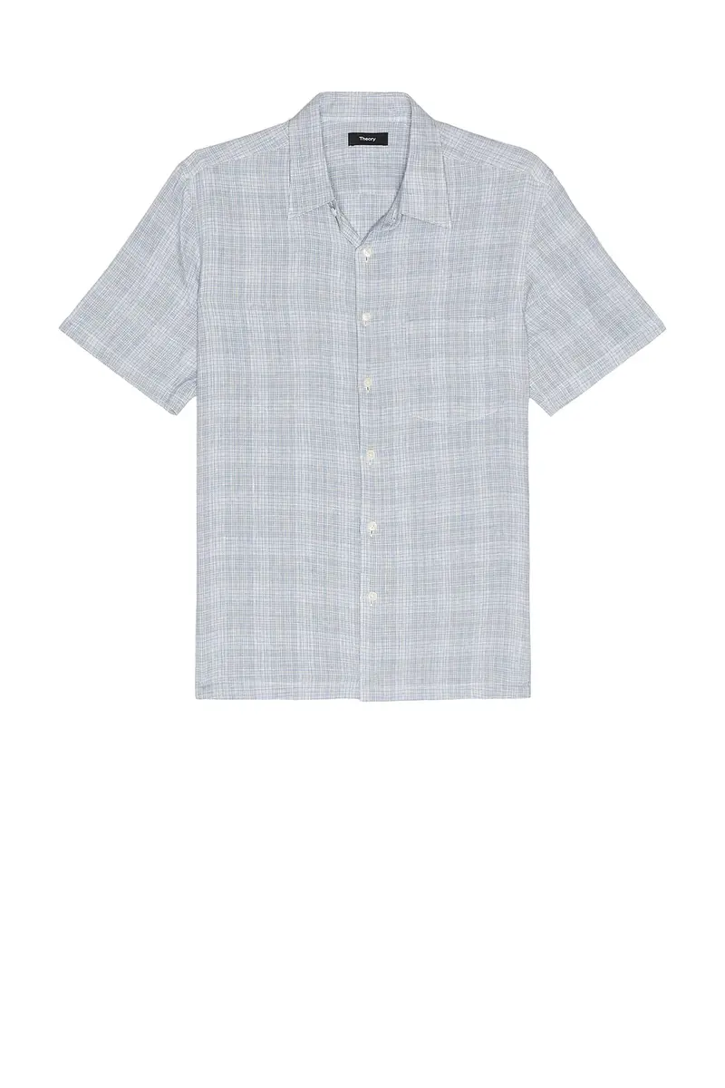 Theory Irving Relaxed Linen Shirt | Thumbnail 4 Theory Irving Relaxed Linen Shirt | Thumbnail 4
