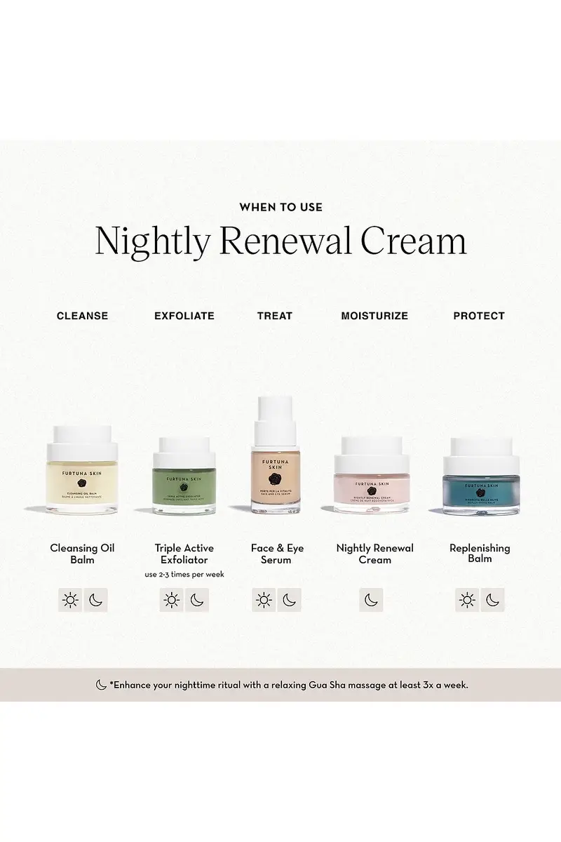 Furtuna Skin Fior Di Luna Nightly Renewal Cream 50ml | Thumbnail 6 Furtuna Skin Fior Di Luna Nightly Renewal Cream 50ml | Thumbnail 6