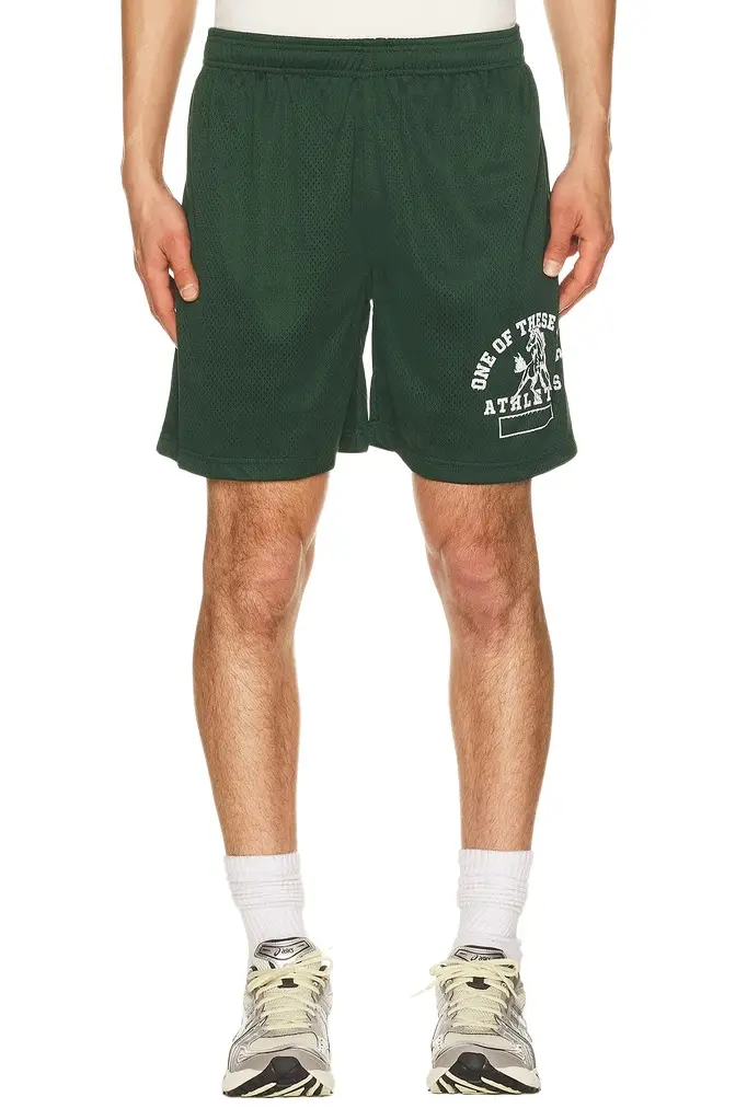 ONE OF THESE DAYS Mustang Athletics Mesh Shorts