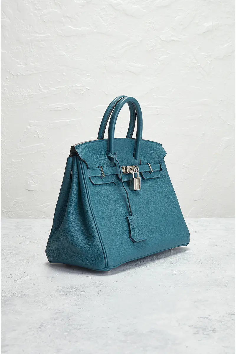 HERMÈS Hermes Clemence Birkin 25 Handbag | Thumbnail 4 HERMÈS Hermes Clemence Birkin 25 Handbag | Thumbnail 4