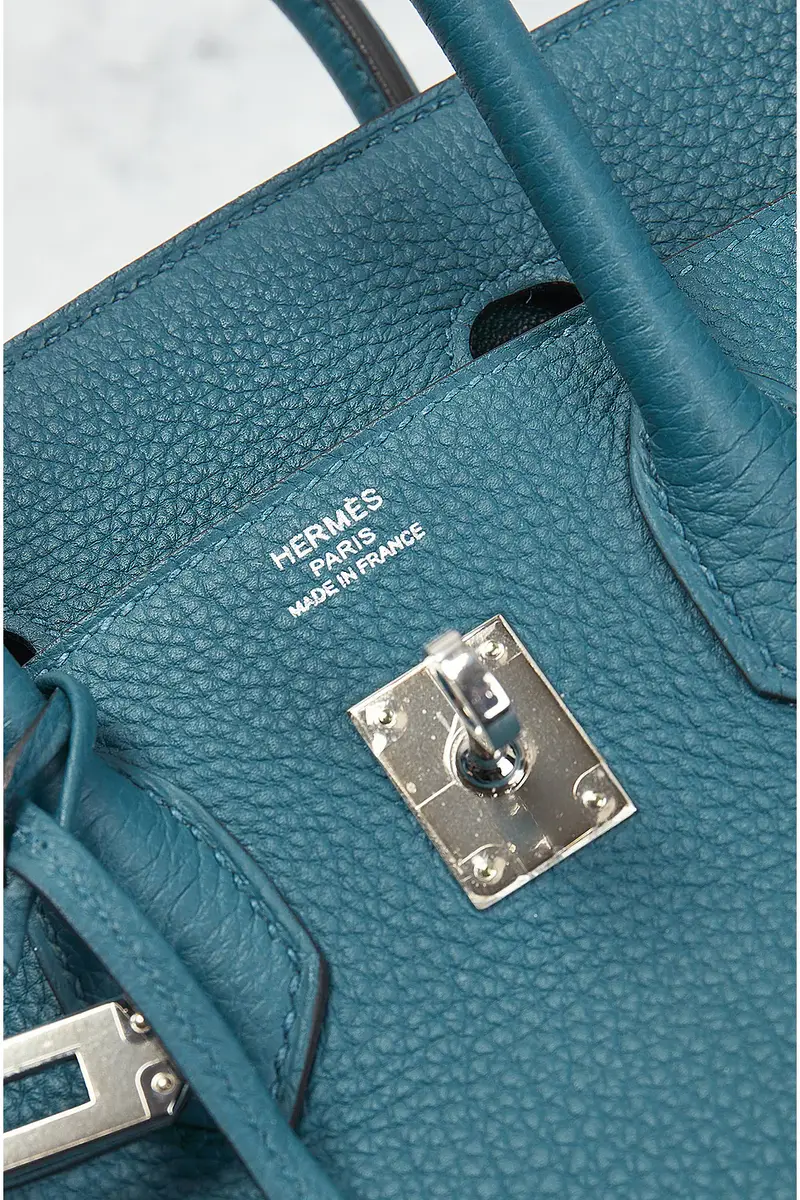 HERMÈS Hermes Clemence Birkin 25 Handbag | Thumbnail 5 HERMÈS Hermes Clemence Birkin 25 Handbag | Thumbnail 5
