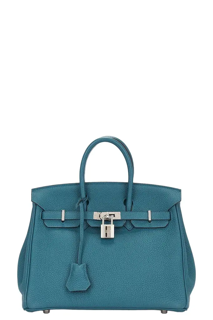 HERMÈS Hermes Clemence Birkin 25 Handbag | Image 1 HERMÈS Hermes Clemence Birkin 25 Handbag | Image 1