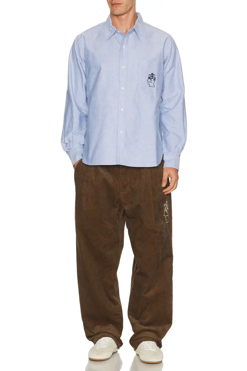 Brain Dead Brooks Brothers California Selvedge Oxford Button Up Shirt | Thumbnail 3