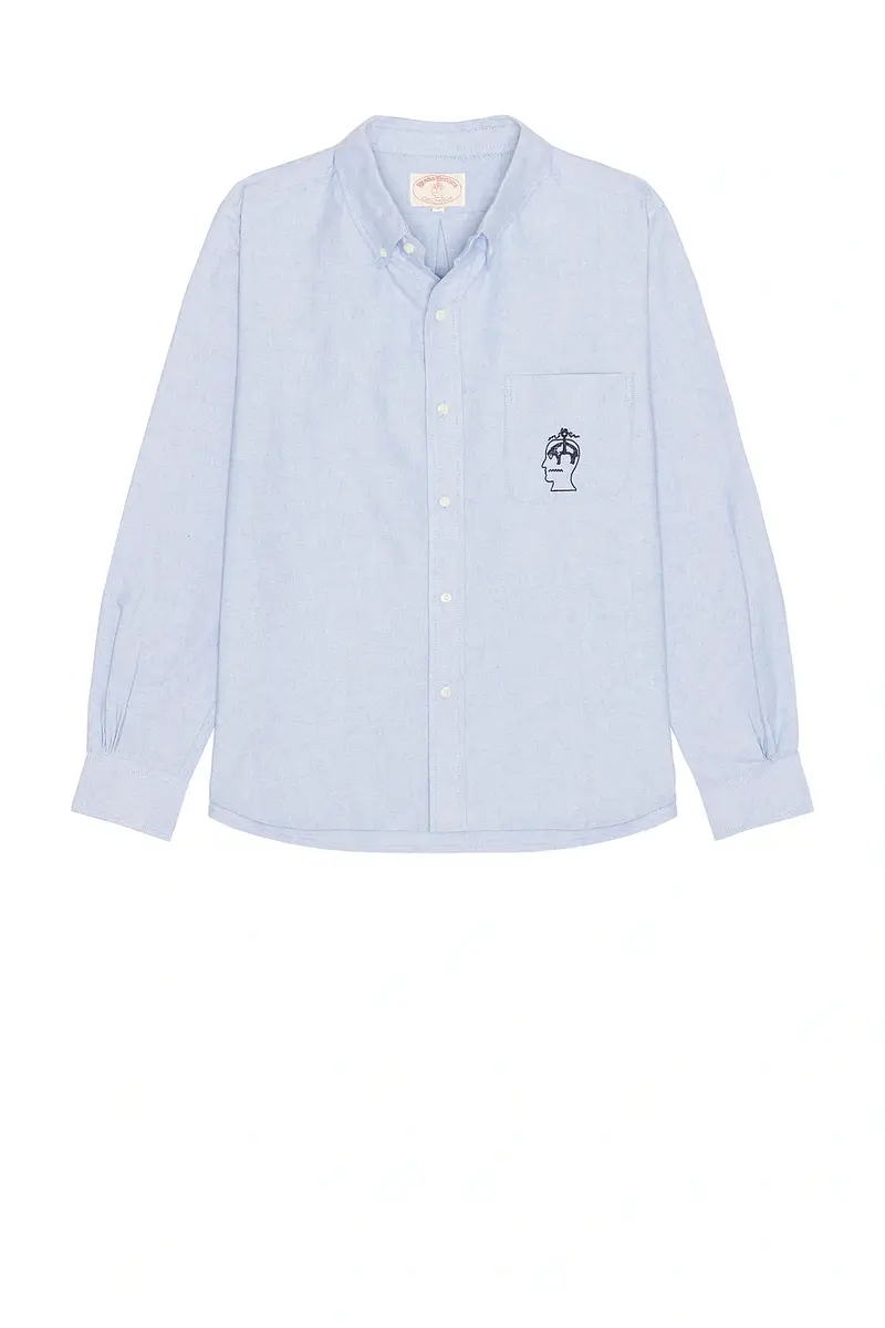 Brain Dead Brooks Brothers California Selvedge Oxford Button Up Shirt | Thumbnail 4