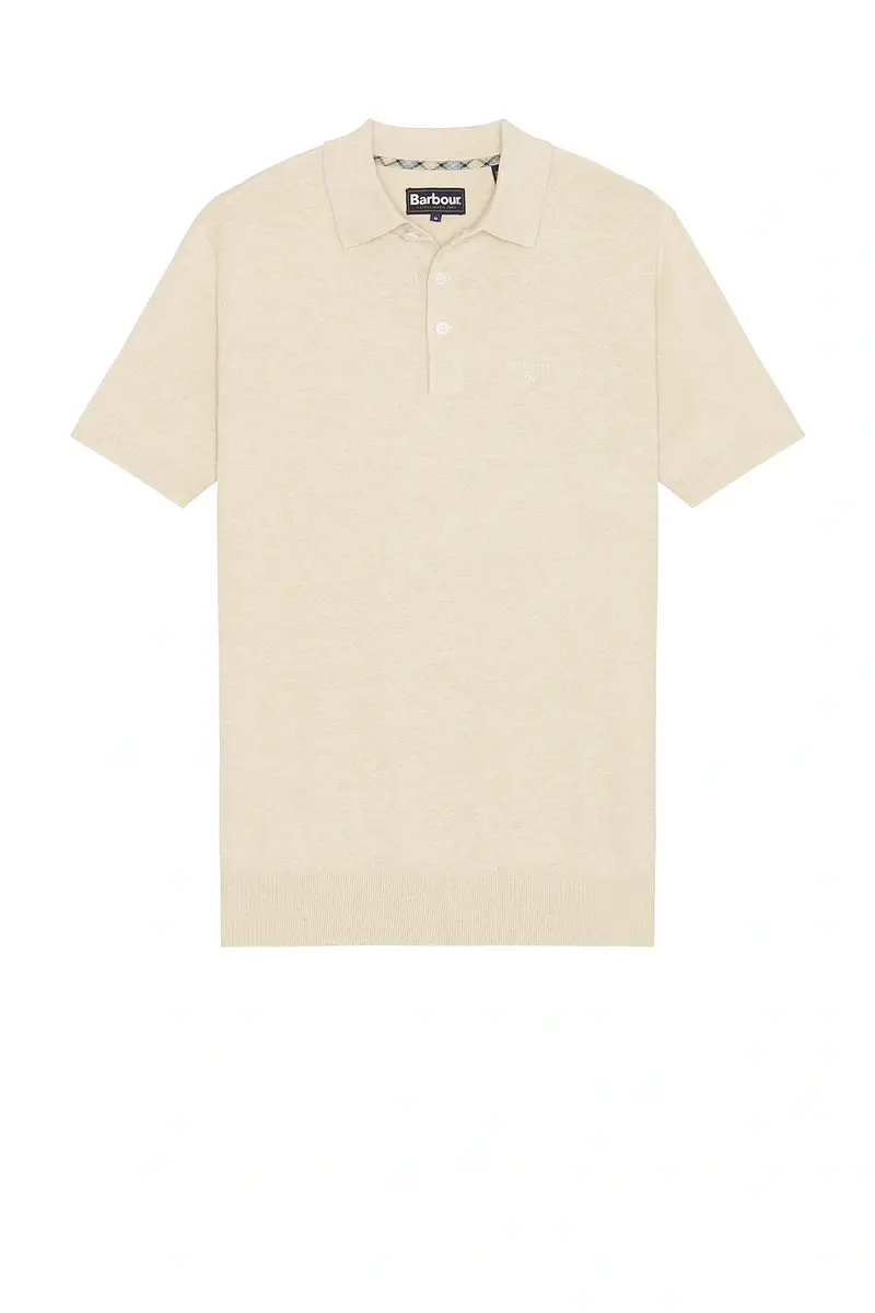 Barbour Muston Linen Blend Knitted Polo | Thumbnail 4 Barbour Muston Linen Blend Knitted Polo | Thumbnail 4