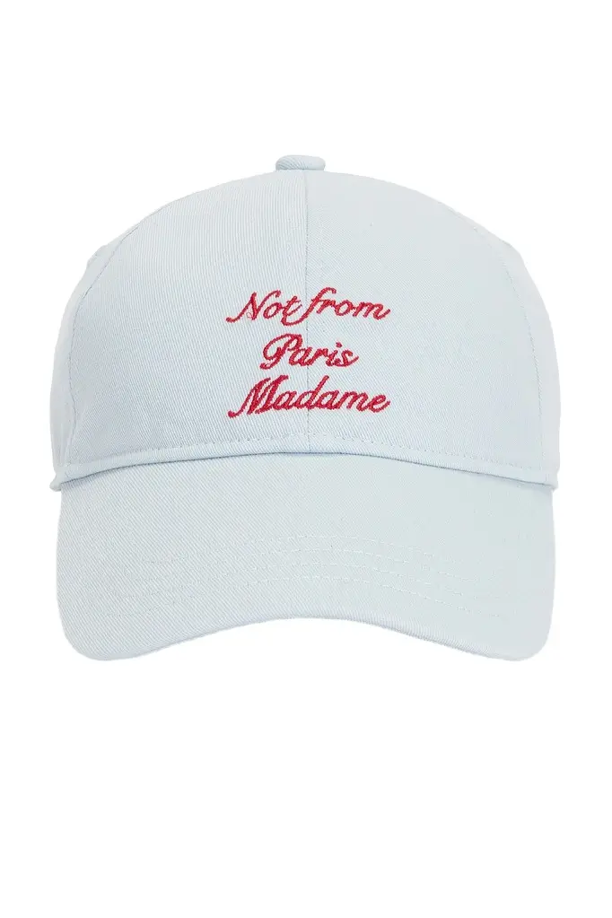 Drôle de Monsieur Casquette Slogan Calligraphy