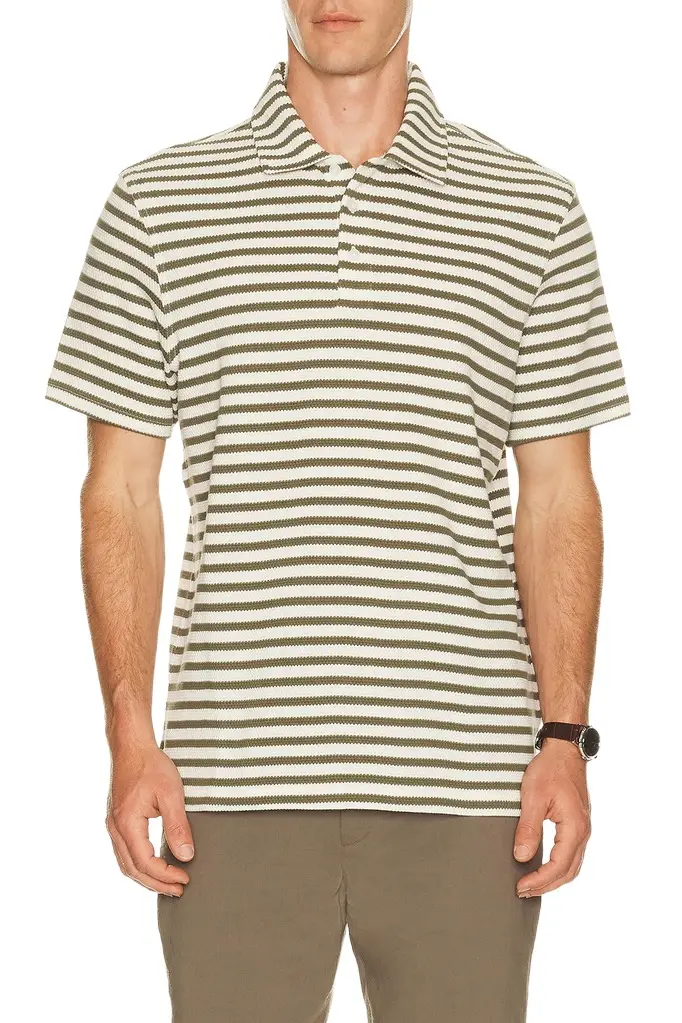 Barbour Farlam Striped Tailored Polo