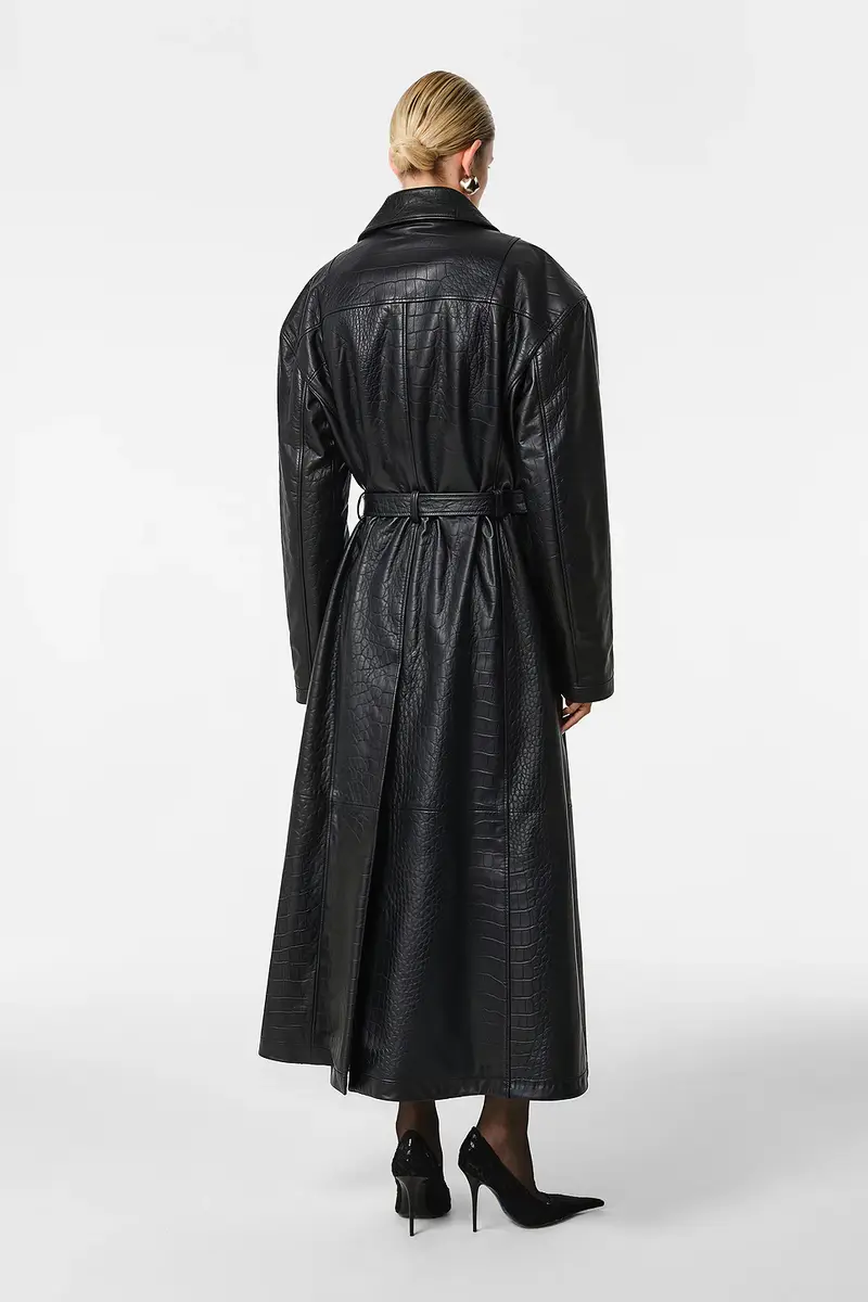 REVOLVE LOS ANGELES Nikita Leather Coat | Thumbnail 2 REVOLVE LOS ANGELES Nikita Leather Coat | Thumbnail 2