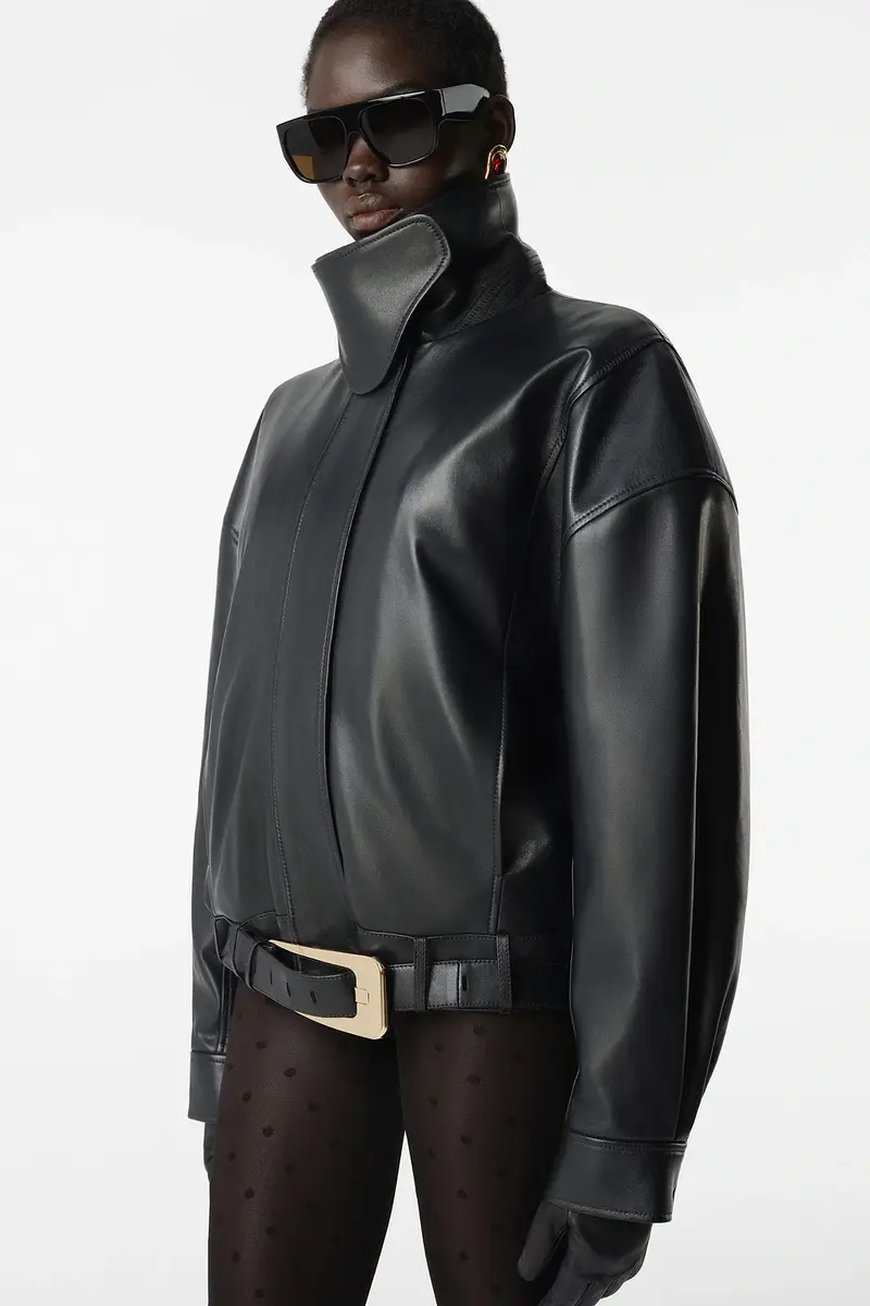 REVOLVE LOS ANGELES Kova Leather Jacket | Thumbnail 3 REVOLVE LOS ANGELES Kova Leather Jacket | Thumbnail 3