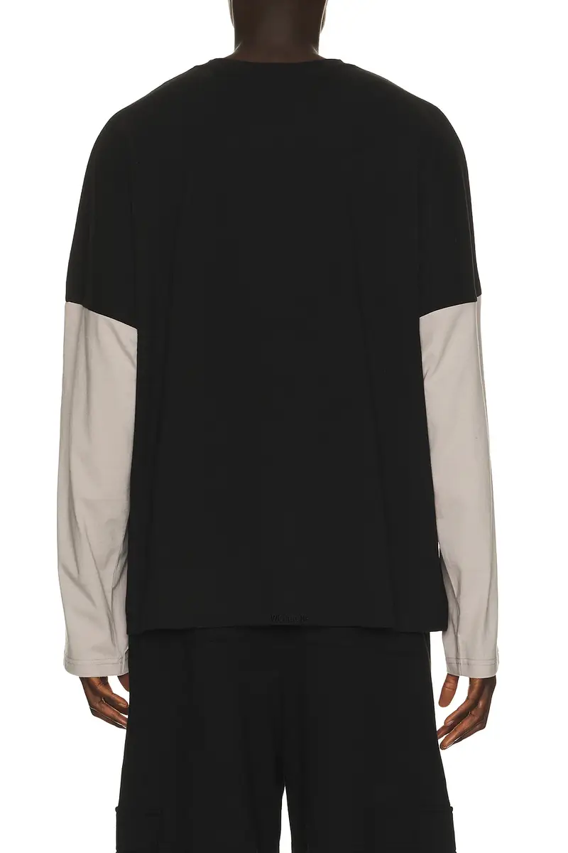 We11Done Crayon Multi Logo Long-Sleeved T-Shirt | Thumbnail 2