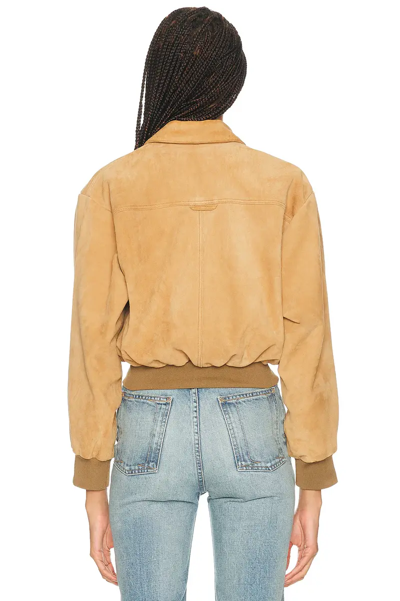 Helsa The Suede Zip Bomber | Thumbnail 3 Helsa The Suede Zip Bomber | Thumbnail 3