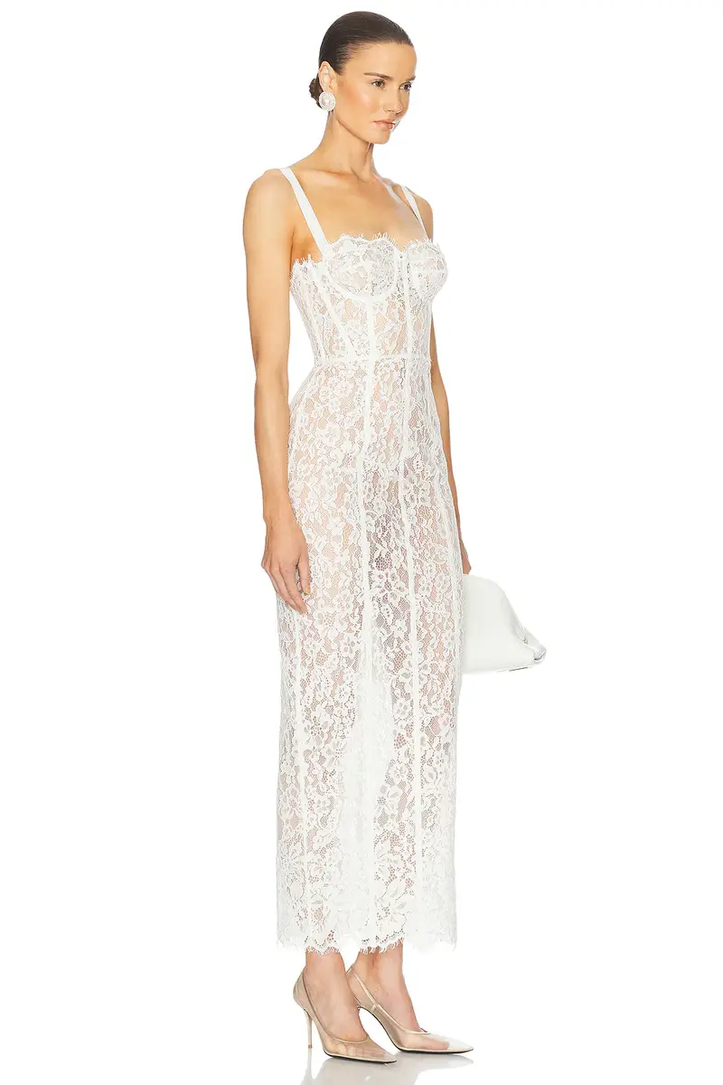 Helsa The Lace Column Dress | Thumbnail 3 Helsa The Lace Column Dress | Thumbnail 3