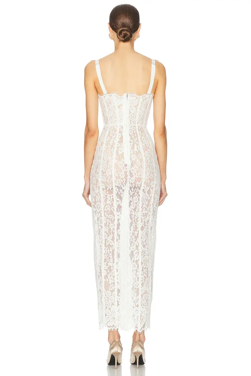 Helsa The Lace Column Dress | Thumbnail 4 Helsa The Lace Column Dress | Thumbnail 4