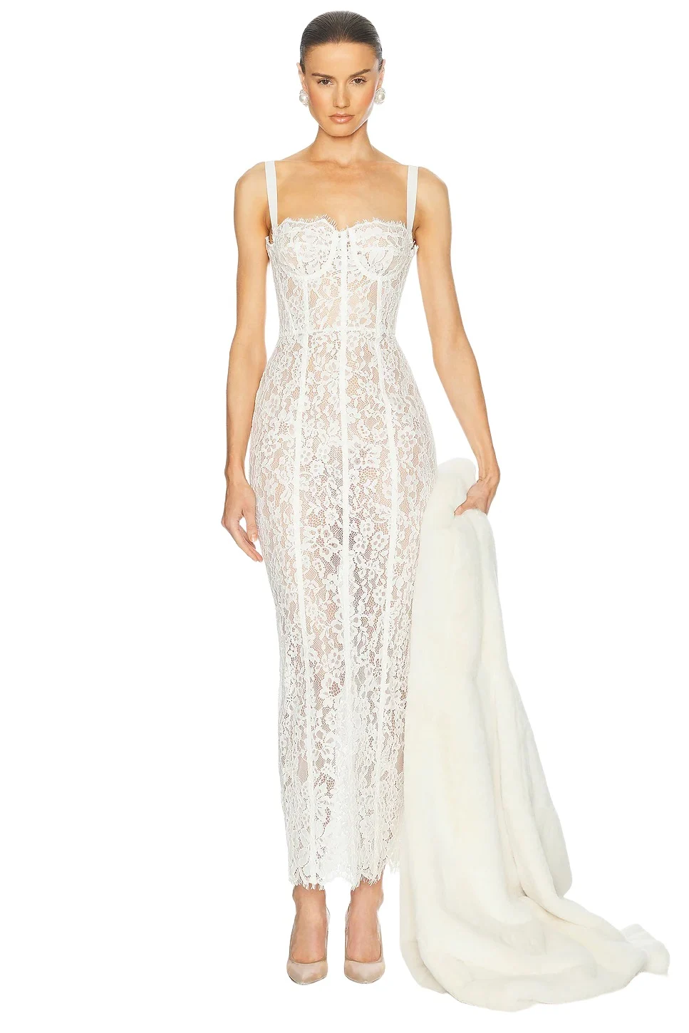 The Lace Column Dress The Lace Column Dress