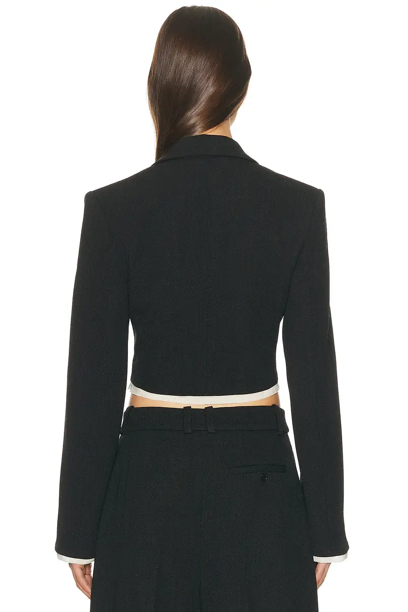 Helsa Devereux Blazer With Chiffon Edge | Thumbnail 4 Helsa Devereux Blazer With Chiffon Edge | Thumbnail 4