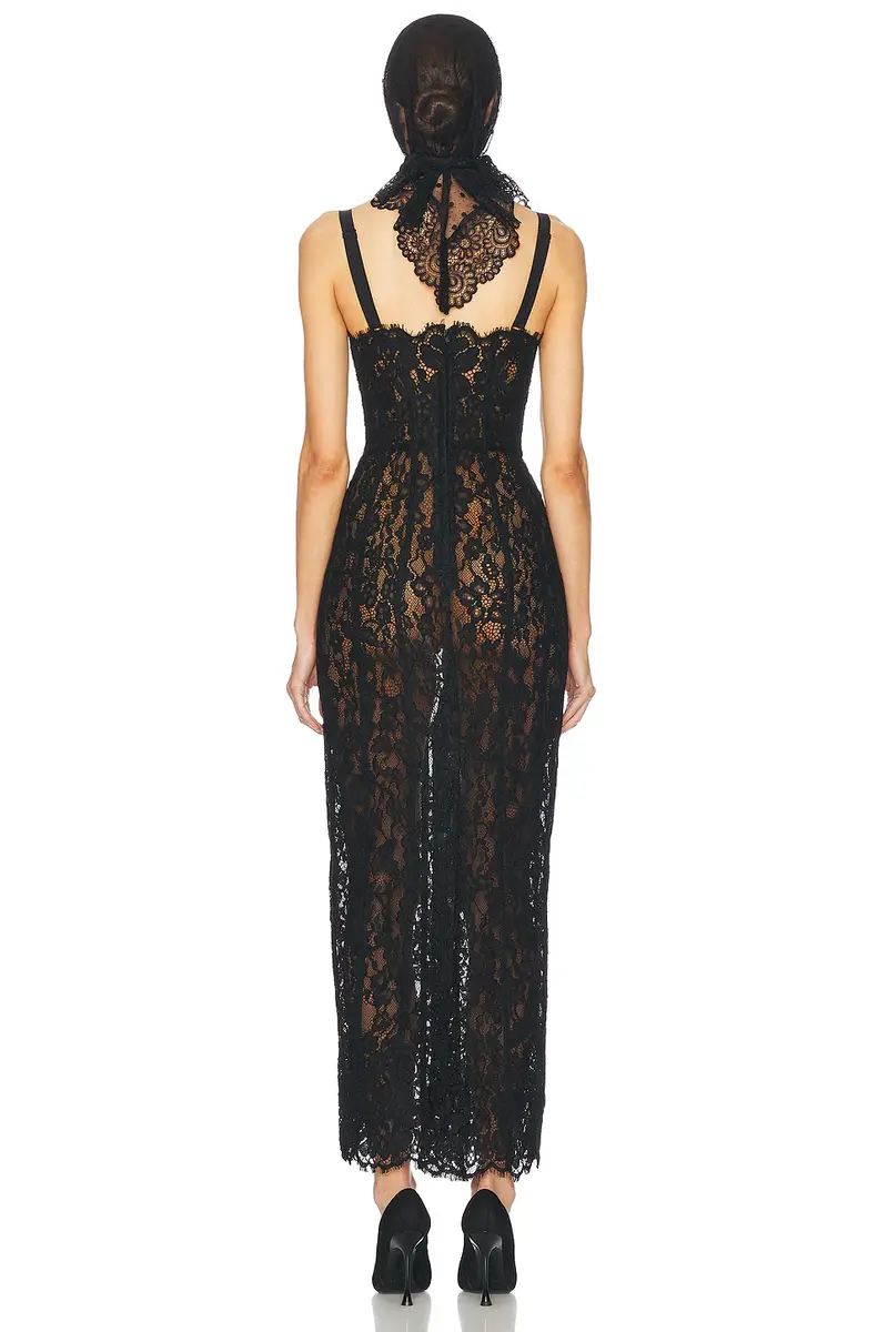 Helsa The Lace Column Dress | Thumbnail 3