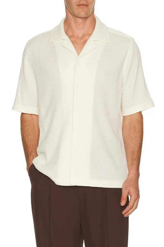 Simkhai Troy Short Sleeve Shirt