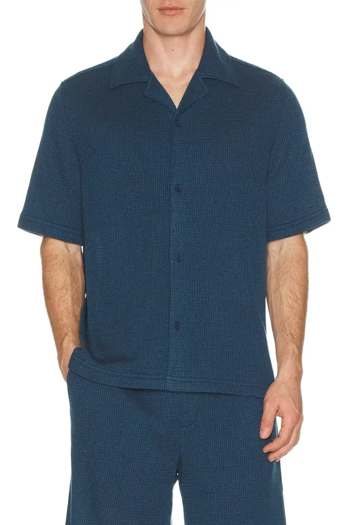 Simkhai Troy Short Sleeve Shirt