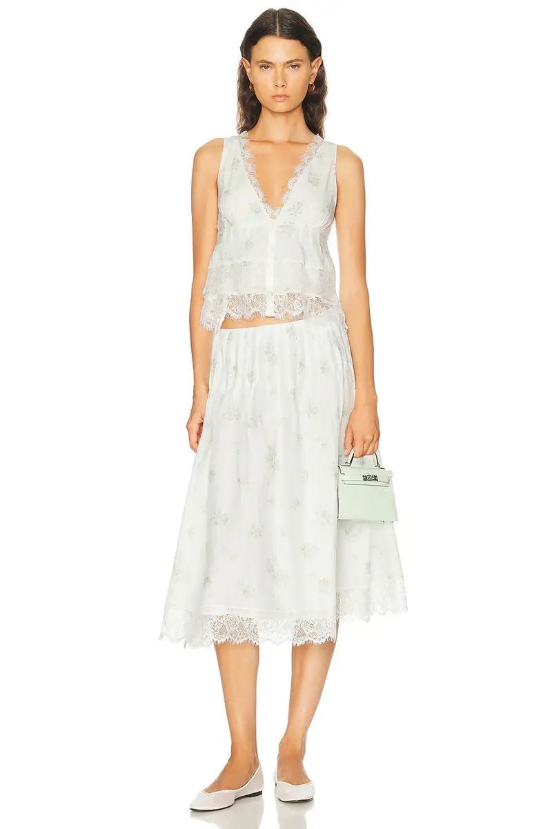 LPA Everly Midi Skirt | Thumbnail 6 LPA Everly Midi Skirt | Thumbnail 6