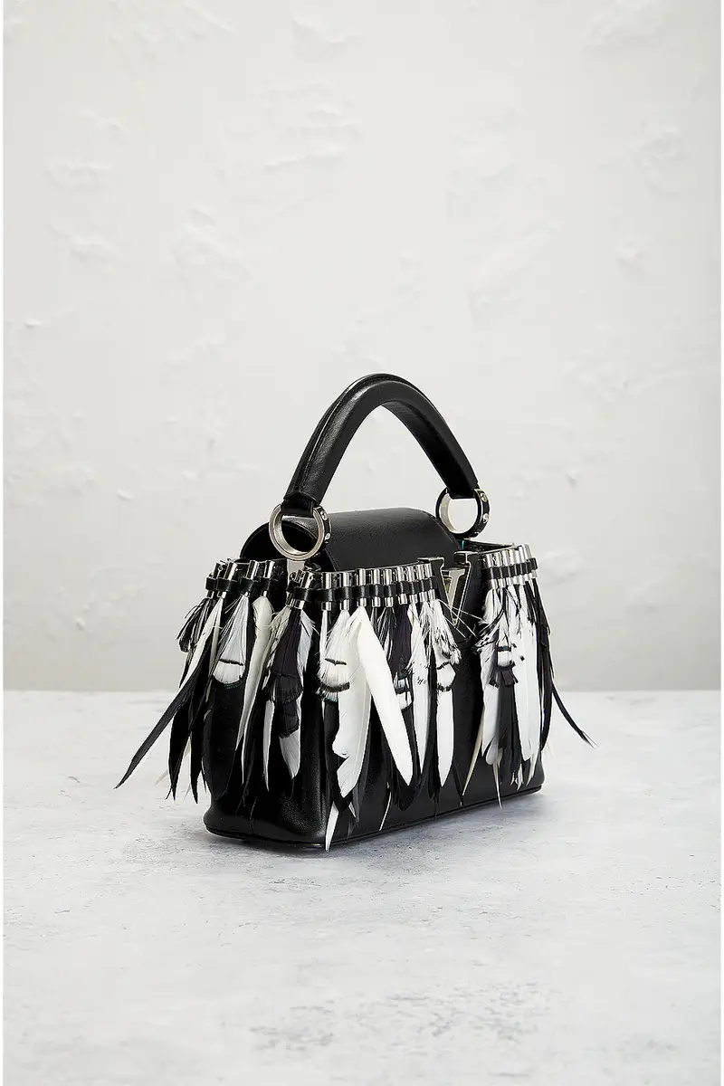 Louis Vuitton Louis Vuitton Feather Capucines BB Handbag | Thumbnail 4 Louis Vuitton Louis Vuitton Feather Capucines BB Handbag | Thumbnail 4