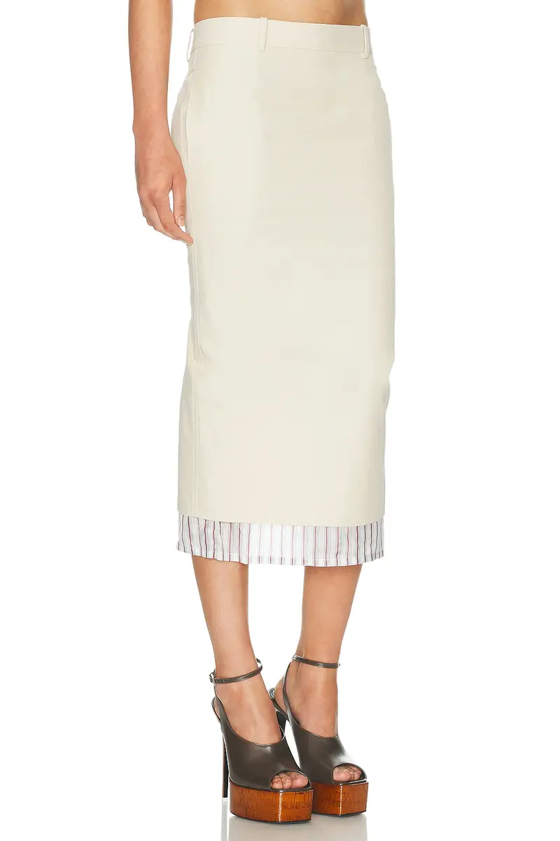 The Attico Low Rise Midi Skirt | Thumbnail 2 The Attico Low Rise Midi Skirt | Thumbnail 2