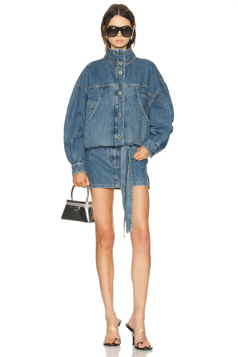 The Attico Denim Mini Skirt | Thumbnail 6 The Attico Denim Mini Skirt | Thumbnail 6