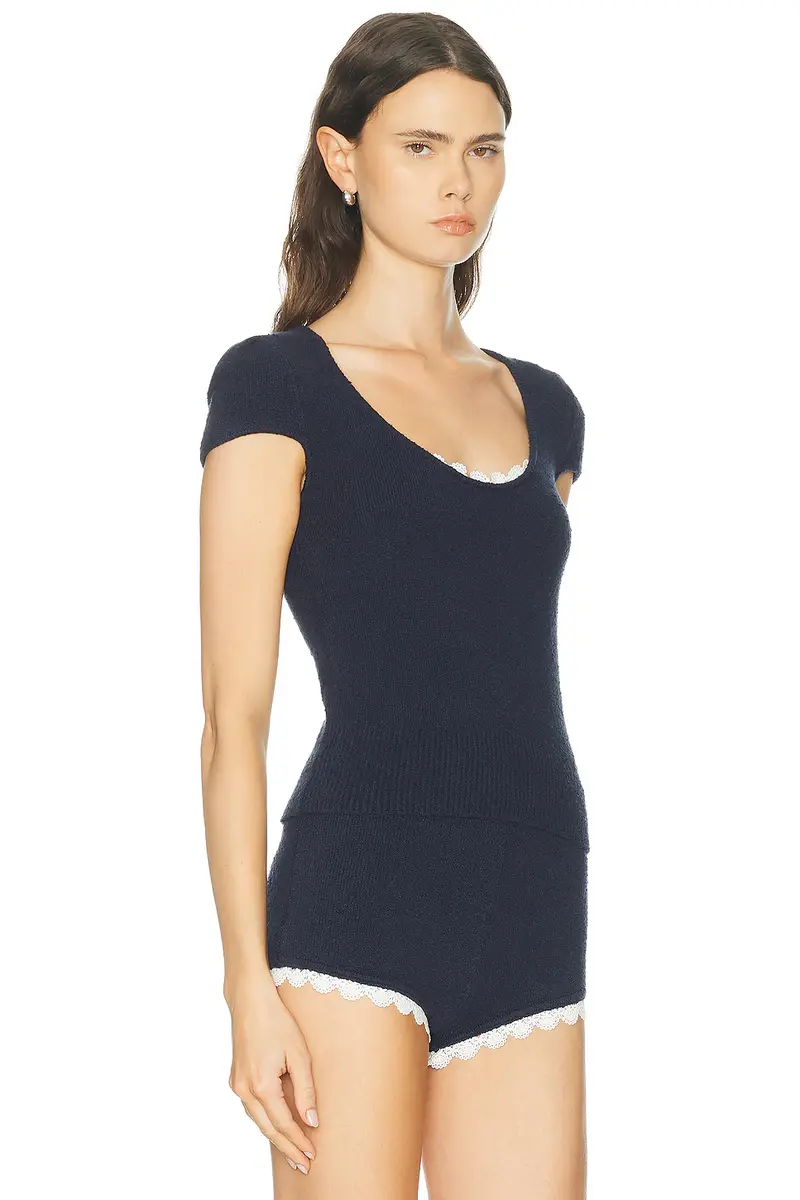 LPA Champaux Lace Trim Top | Thumbnail 2
