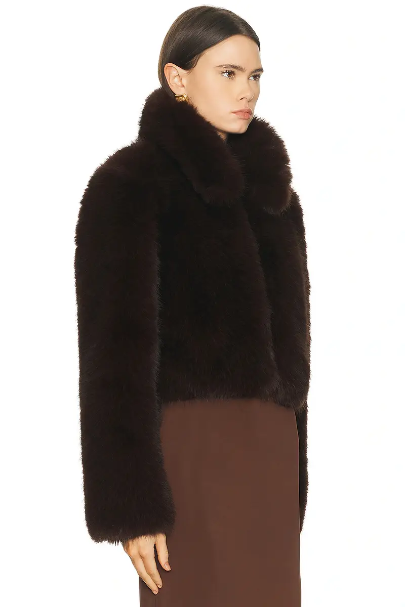 L'Academie Savoie Faux Fur Jacket | Thumbnail 3