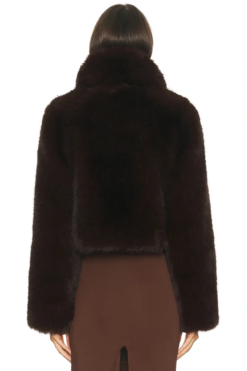 L'Academie Savoie Faux Fur Jacket | Thumbnail 4