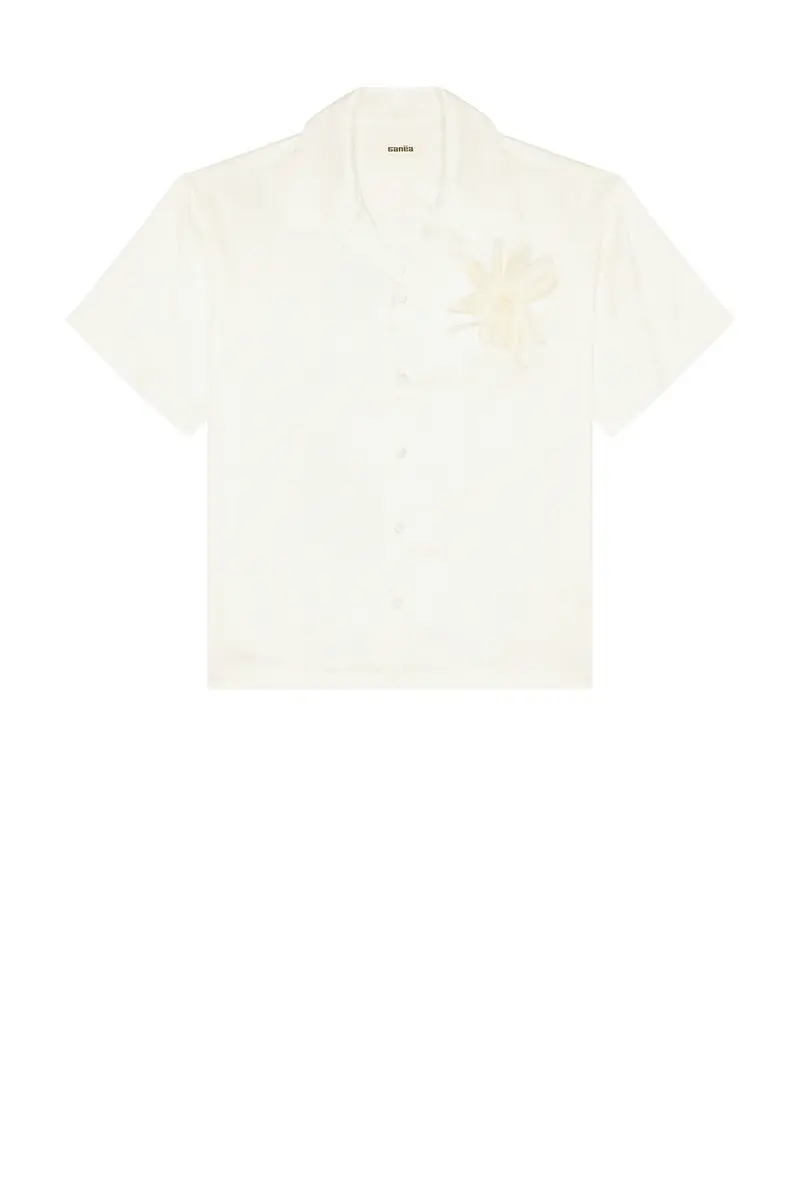 Sanea Sakorn Orchid Brooch Silk Shirt | Thumbnail 4 Sanea Sakorn Orchid Brooch Silk Shirt | Thumbnail 4
